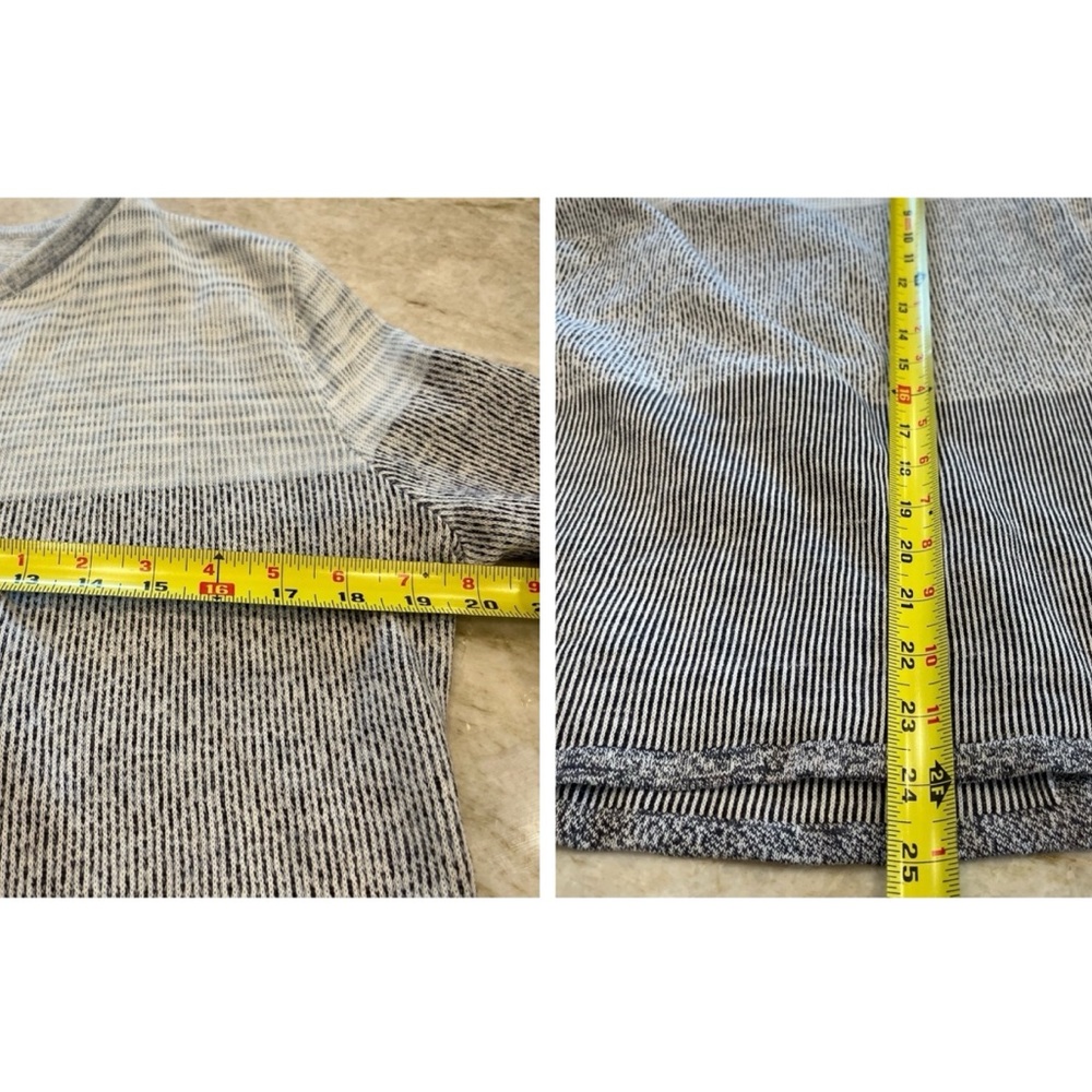 NEW Lou & Grey Waterfall Cardigan | Grey Colorblock | NWT | Cotton Knit‎ | Small - Picture 4 of 6